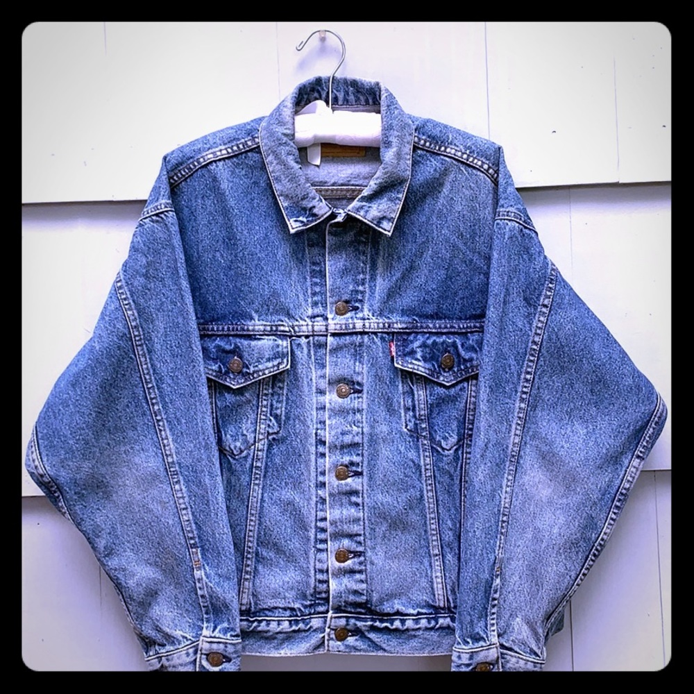 Vintage Levi's Denim Trucker Jean Jacket Mens XL